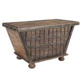 Classic Home 33" Reclaimed Wood Cart Storage Box Model 59026075